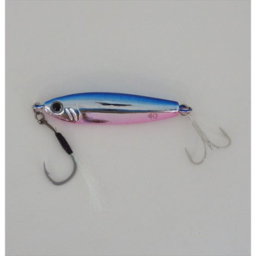 ジーク メタルジグ Fサーディン アルミブルピンUV21 40g