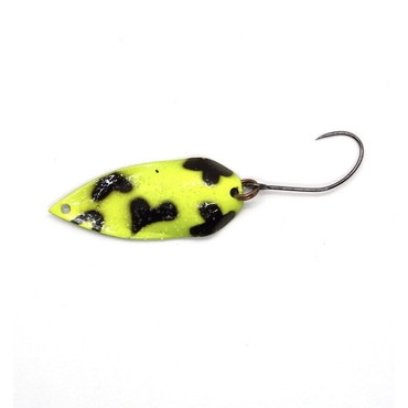 丸湖 スプーン 丸湖スプーン 2.0g No.18 チャートグロー牛+Black