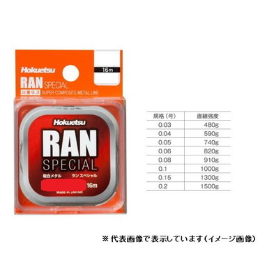 Hokuetsu RAN SPECIAL(ラン スペシャル) 16m 0.04号 ネイビー