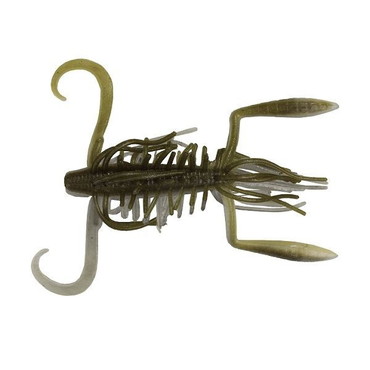 イマカツ ワーム エコヘアリーホッグ 3インチ(エコ)#S-302 グリーンバック/クリアアーカンソー