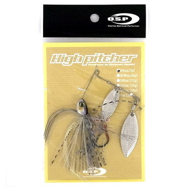 OSP スピナーベイト バズベイト ハイピッチャー 1/4oz DW スパークアイスシャッド