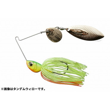 OSP スピナーベイト バズベイト ハイピッチャー 1/4oz ダブルウィロー S35 インパクトライムチャート