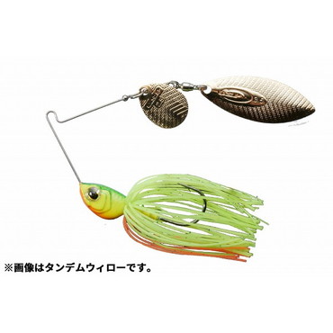 OSP スピナーベイト バズベイト ハイピッチャー 5/8oz ダブルウィロー S35 インパクトライムチャート