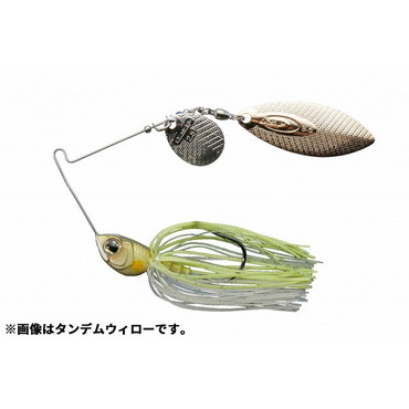 OSP スピナーベイト バズベイト ハイピッチャー 5/8oz ダブルウィロー S39 チャートバックアユ
