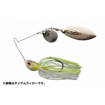 OSP スピナーベイト バズベイト ハイピッチャー 3/8oz ダブルウィロー S39 チャートバックアユ