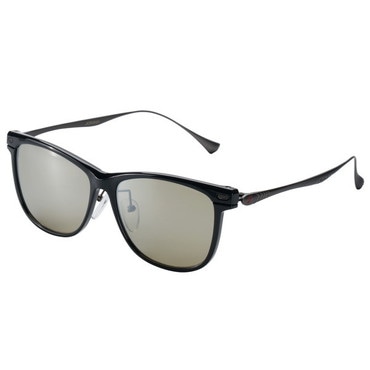 ゼクー 偏光グラス F-2224 JONNY グロスブラック/ガンメタル トレビュースポーツ/シルバーミラー