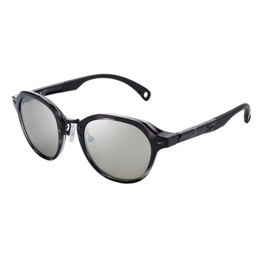 ゼクー 偏光グラス F-2152 JULIA ブラック デミ トレビュースポーツ/シルバーミラー