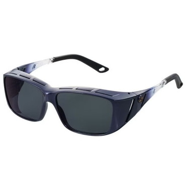 ゼクー 偏光グラス F-2115 OPA ダークネイビーグラデーション トゥルービューフォーカス