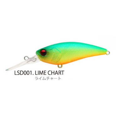 レイドジャパン レベルシャッド ライムチャート