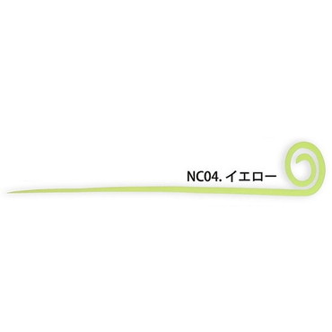 ライズジャパン ナミダマネクタイ カーリー NC04イエロー