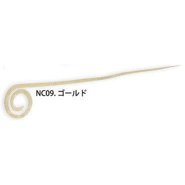 ライズジャパン ナミダマネクタイ カーリー NC09ゴールド