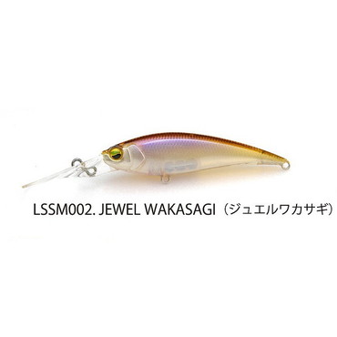 レイドジャパン レベルシャッド スプリンター68MR ジュエルワカサギ