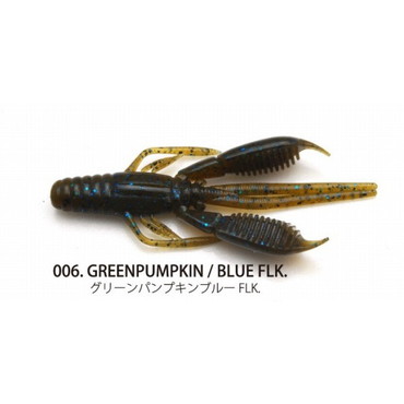 レイドジャパン BATTLE HOG(バトルホッグ) 3.3インチ 006 グリーンパンプキンブルーFLK
