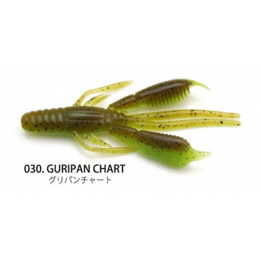 レイドジャパン BATTLE HOG(バトルホッグ) 3.3インチ 030 グリパンチャート
