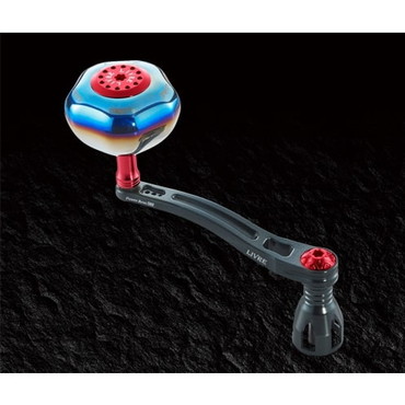 メガテック（ＬＩＶＲＥ） パワーアーム98 シマノ18000番~20000番用右巻き (ガンメタP+レッドG)