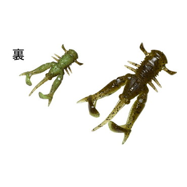 ＤＳＴＹＬＥ ディスタイル ワーム D2 HOG(ディーツーホグ)2インチ グリパン/チャート 2inch グリパン/チャート