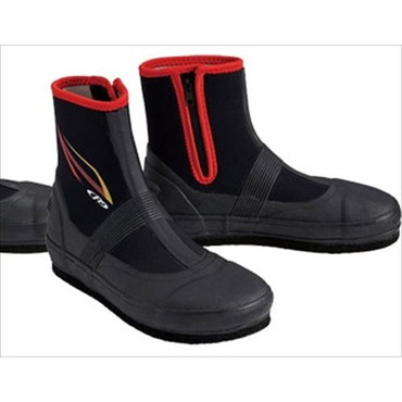 エクセル 鮎タビ FP-5780 鮎タビ (中割) (フェルト) ブラック×レッド S