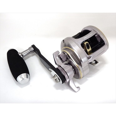 スタジオオーシャンマーク ベイトリール ブルーサファリ 35Pw/R(24)中深海SP ダークシルバー/シルバー　（右ハンドル）