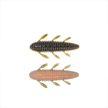 一誠 イッセイ ワーム 沈み蟲 2.2インチ #80 グリパン/サーモン