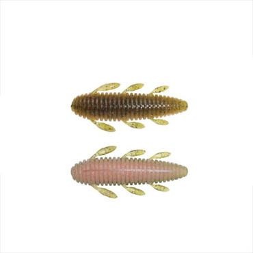 一誠 イッセイ ワーム 沈み蟲 2.6インチ #80 グリパン/サーモン