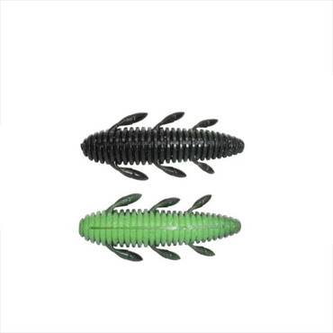 一誠 イッセイ ワーム 沈み蟲 3.2インチ #79 ブラック/チャート