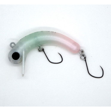 １０８９工房 トラウトプラグ ラトリン.ボトムにょろ37S #03 ウイロウ三色