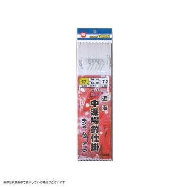 下田漁具 KFS200 近海中深場仕掛 5本 17-10
