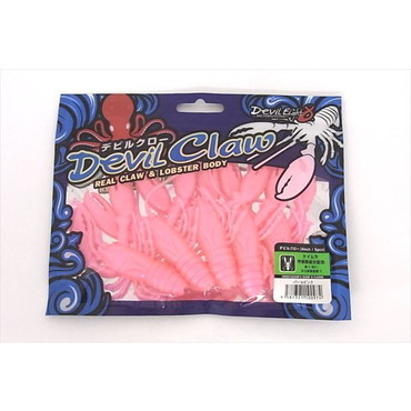 ワンナック ワーム デビルクロー パールピンク