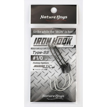 ビッグオーシャン IHSS-10 IRONHOOK(アイアンフック) SSシングル 1/0