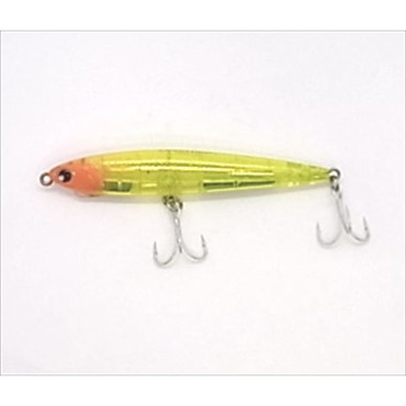 ロンジン シーバスルアー レビン ライト 12g 95 S121クリアチャートオレンジヘッド