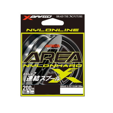 XBRAIDJAPAN ライン Xブレイド エリア ナイロン ハード 200m 0.4号