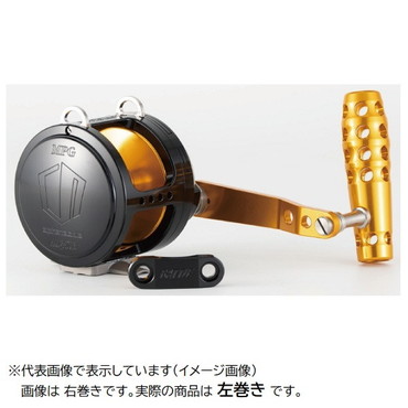 アリゲーター 両軸リール バトル20GT BG-L alphatackle LTD BLACK GOLD(左)