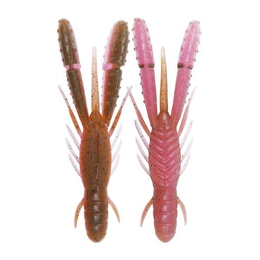 ボトムアップ ワーム ブルスホッグダディ T208 ライトグリパンピンク