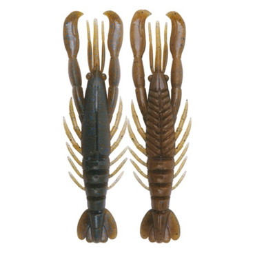 ボトムアップ ワーム ハリーシュリンプ 4.0インチ T250 ブルーバックシナモン