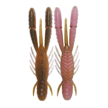 ボトムアップ ワーム ブルスホッグ 3インチ T208 ライトグリパンピンク