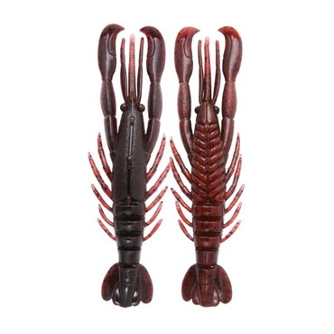 ボトムアップ ワーム ハリーシュリンプ 3.0インチ T225 レッドクロー