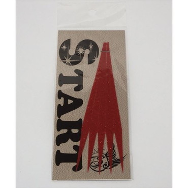 スタート START 　シリコンネクタイ ストレート #SN-04レッドスケール