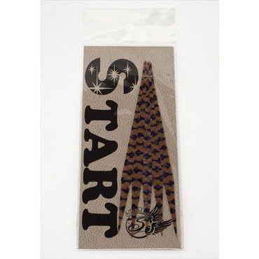 スタート START 　シリコンネクタイ ストレート マジョーラゼブラ