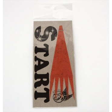 スタート START 　シリコンネクタイ ストレート #SN-22バーミリオン