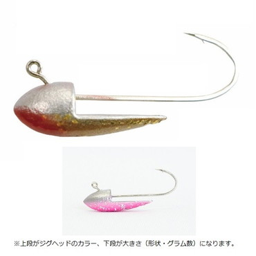 ３４（サーティーフォー）　グリッターヘッド　３．０ｇ　レッドゴールド