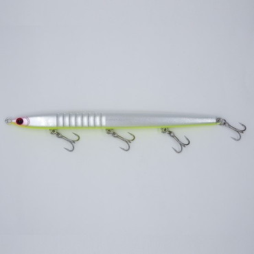 ピックアップ シーバスルアー ノガレ120F 銀粉パームライム