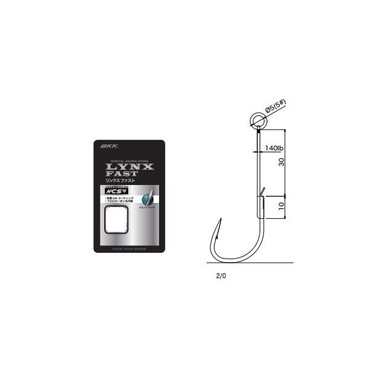 ＢＫＫ アシストフック リンクス ファスト シングル #2/0