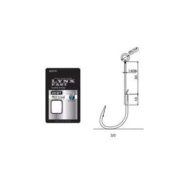 ＢＫＫ アシストフック リンクス ファスト シングル #3/0