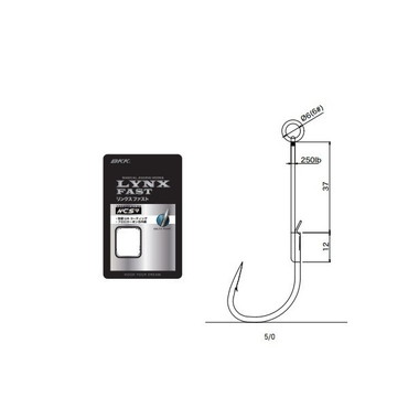 ＢＫＫ アシストフック リンクス ファスト シングル #5/0