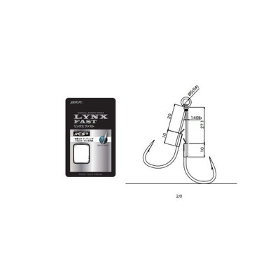ＢＫＫ アシストフック リンクス ファスト ステップ #2/0