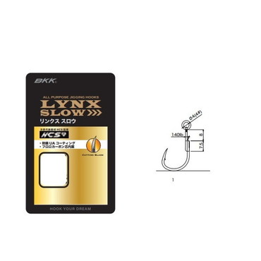 ＢＫＫ アシストフック リンクス スロー シングル ショート #1