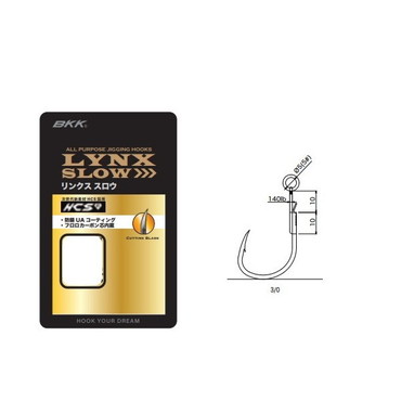 ＢＫＫ アシストフック リンクス スロー シングル ショート #3/0