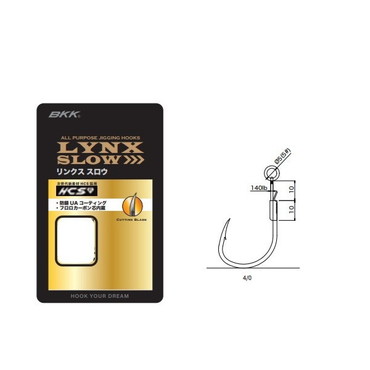 ＢＫＫ アシストフック リンクス スロー シングル ショート #4/0
