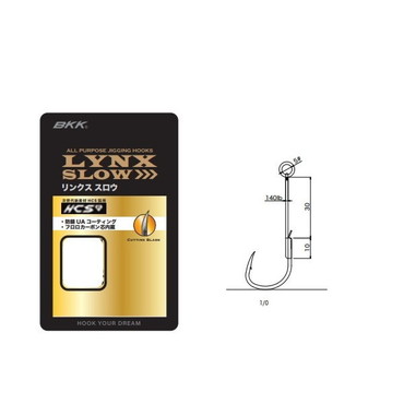 ＢＫＫ アシストフック リンクス スロー シングル #1/0