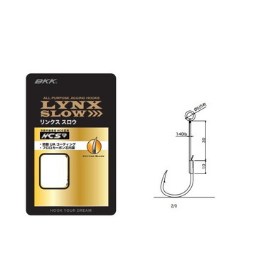 ＢＫＫ アシストフック リンクス スロー シングル #2/0